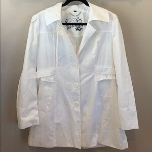 Vintage white guess coat